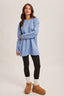 Crew Neck Oversized Everyday Tunic Sweater