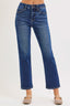 Sophia High Rise Crop Straight Jean