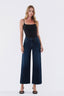 Anna High Rise Ankle Wide Leg Jean
