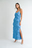Asymetrical Tiered Ruffled Maxi Dress