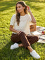 Short Sleeve Textured Sweater