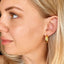 Chunky Clicker Hoop Earrings in 18k Gold Filled