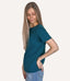 Stripe Round Neck Short Sleeve T Shirt