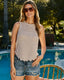 KELLIE CUTOFF DENIM SHORT - 2" INSEAM