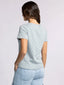 Lexi Tee - Turquoise Stripe