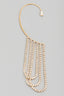 Curved Ear Hook Rhinestone Earrings