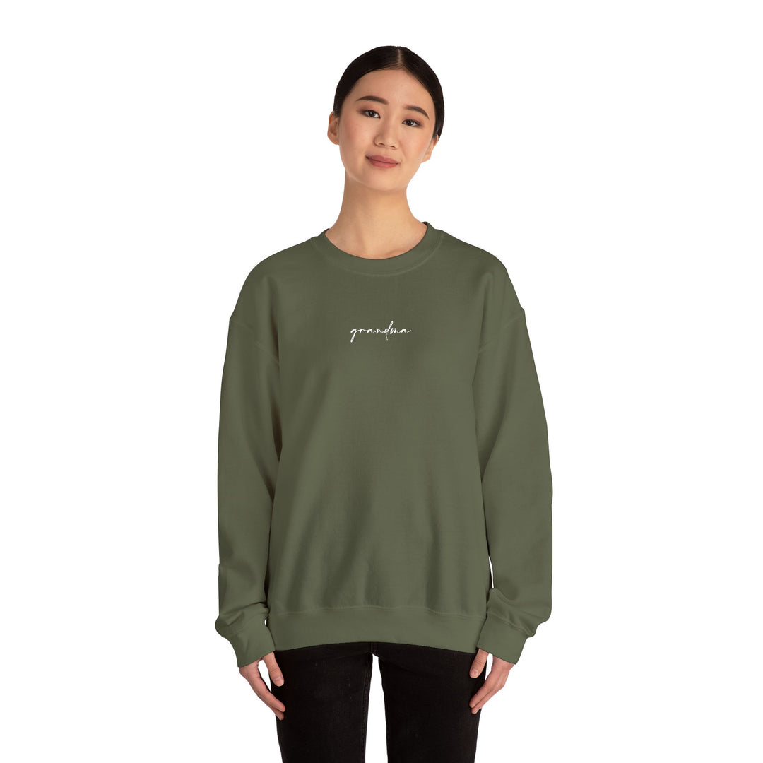 Grandma Embroidered Crewneck Sweatshirt