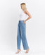 WINSLET SUPER HIGH RISE FULL LENGTH WIDE BARREL JEANS