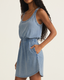 Keegan Jersey Denim Mini Dress