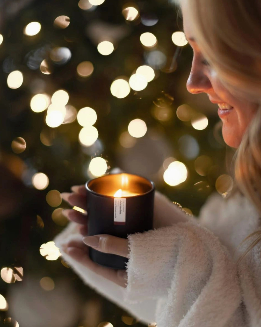 Christmas Cheer Beeswax Candle | 8.75 oz