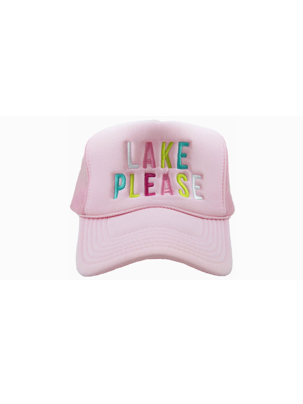 Lake Please Trucker Hat