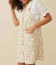 Bailey Floral Bibs - Cream