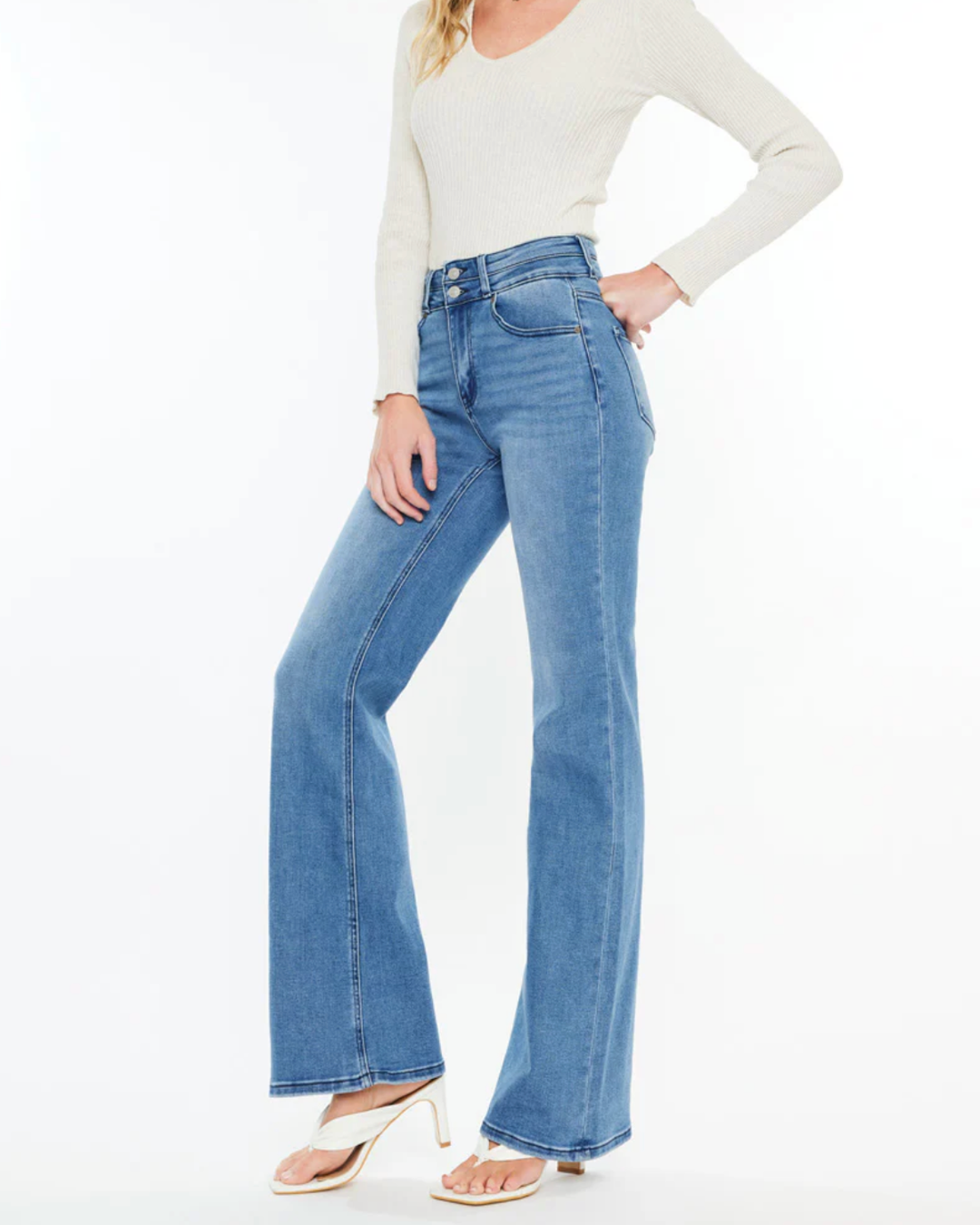 Onyx Ultra High Rise Wide Flare Jeans