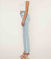 Maple High Rise Straight Jeans - Light