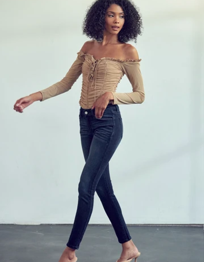 Serenity Premier Mid Rise Super Skinny Jeans