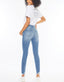 Greyson Ultra High Rise Super Skinny -Light Wash