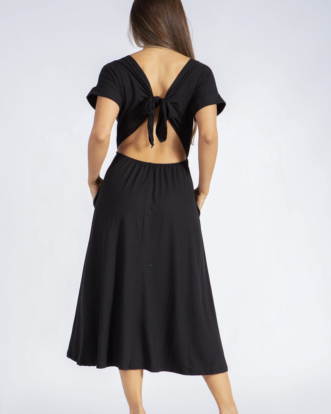 Backless Knot Straps Dress