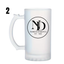 16oz Frosted Glass Beer Mug