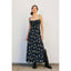 Dancing Moon Front Tie Slit Sleeveless Maxi Dress