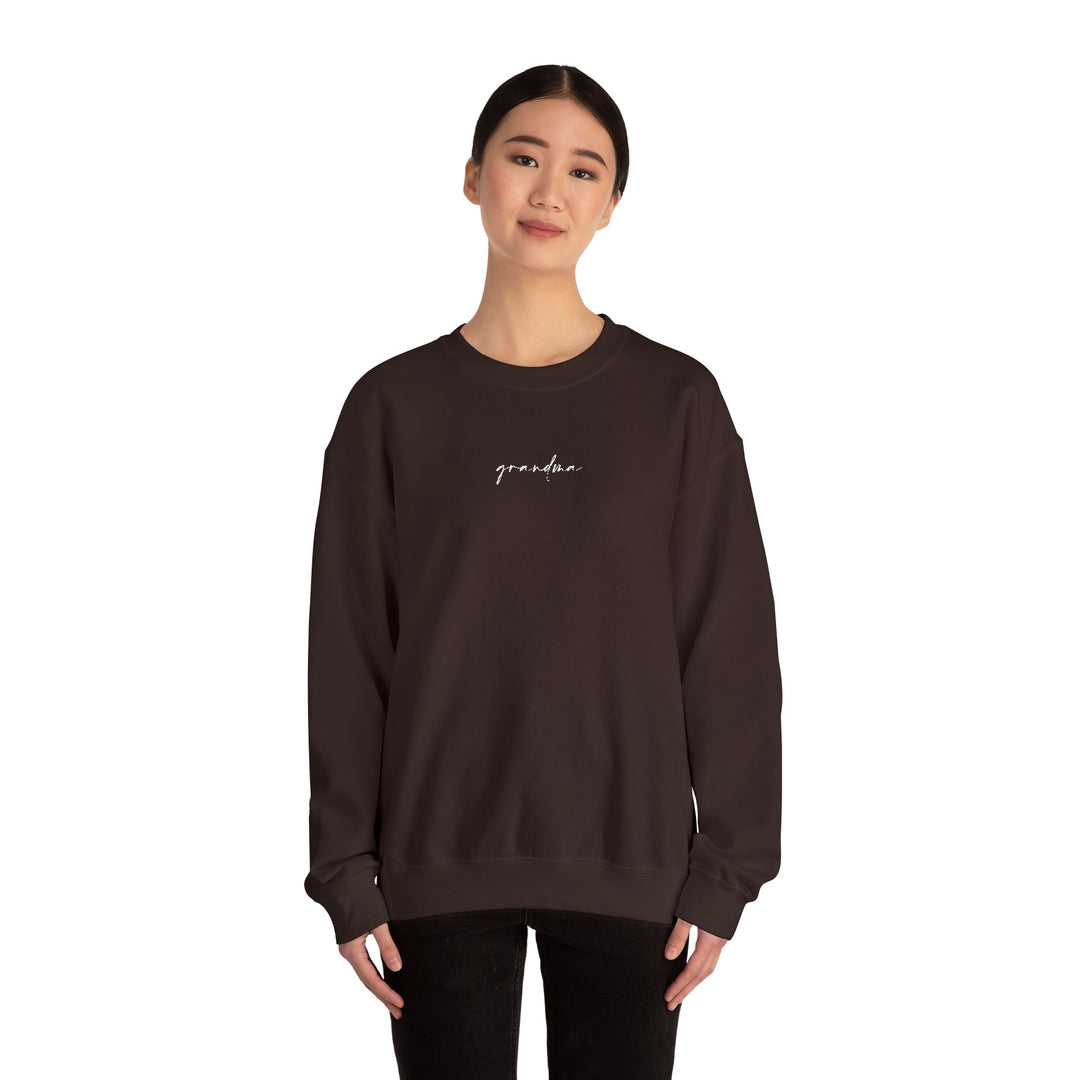 Grandma Embroidered Crewneck Sweatshirt
