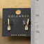 Huggie Hoop Baguette Bezel Cz Drop Earrings: GOLD