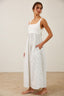 Ribbed Knit Bodice Maxi Dress