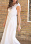 Eleanor White A-line Midi Dress: 1XL