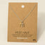 Triple Cross Pendant Necklace: S