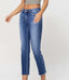 Harlowe Mid Rise Crop Straight