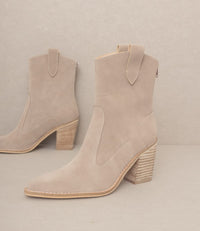 Tara Two Paneled Western Boots