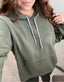 Small Town Dakota Girl Graphic Hoodie - Military Green