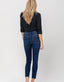 Amber Mid Rise Crop Skinny