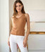 Fatima V Neck Tank - Brown