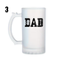 16oz Frosted Glass Beer Mug