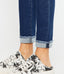 Janice High Rise Cigarette Leg Jeans - Dark Wash