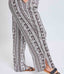 Missy Plus Elastic Waist Pant W/ Slit Hem
