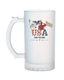 America's 250th 16oz Frosted Glass Beer Mug