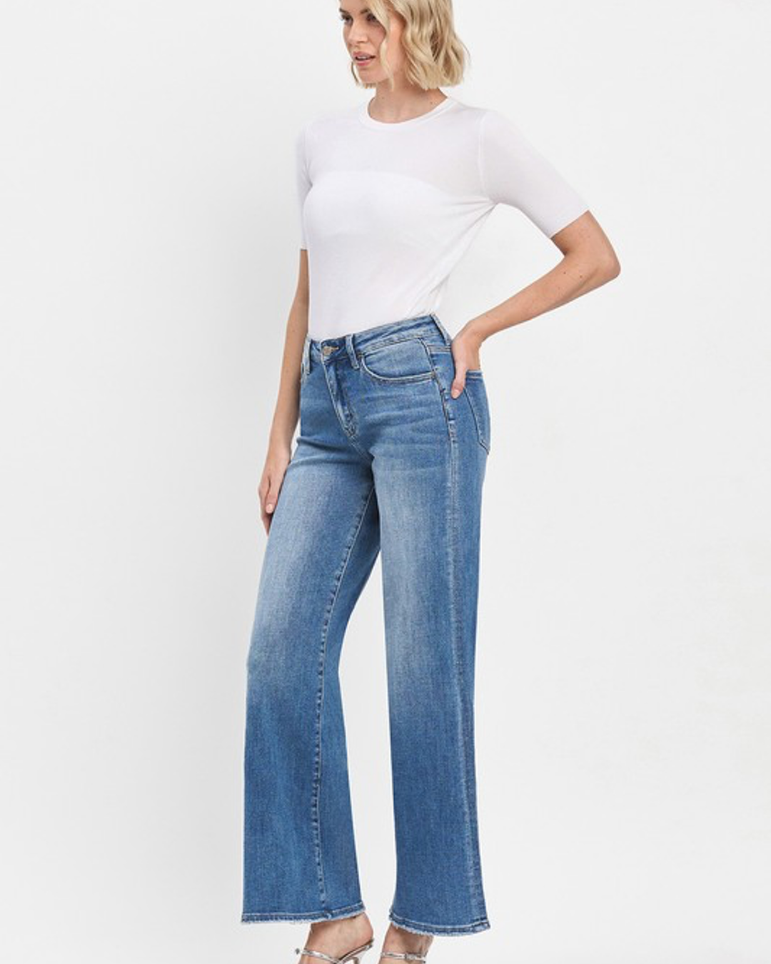 Charlie High Rise Trouser Wide Leg