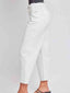 High Rise Wide Leg Trouser - Pearl