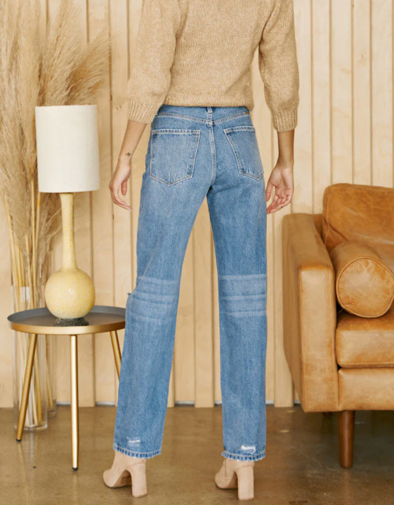 Stephanie Ultra High Rise 90's Boyfriend Jeans - Medium