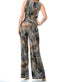 Theresea Wide Leg Jumpsuit - Gold/Black