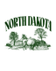 North Dakota Buffalo - Ready To Press Design - Shirt Not Included