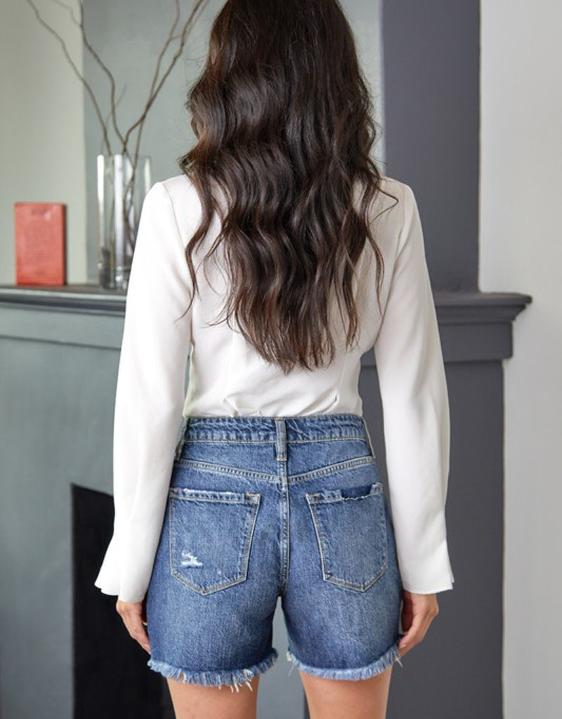 Jansen Ultra High Rise Boyfriend Shorts