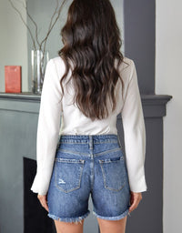 Jansen Ultra High Rise Boyfriend Shorts