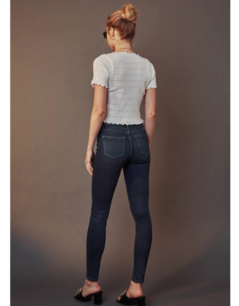 Nickie High Rise Super Skinny Jeans - Dark
