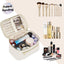 Vegan Leather Cosmetic Brush Bags Makeup Case : Milky White