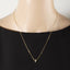 Cz Pave Cross Pendant Cable Chain Necklace: G
