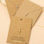 Cz Cross Pendant Necklace: G