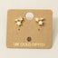 Mini Triple Rhinestone Stud Earring: G