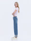 WENDI HIGH RISE CUFFED BARREL LEG JEANS